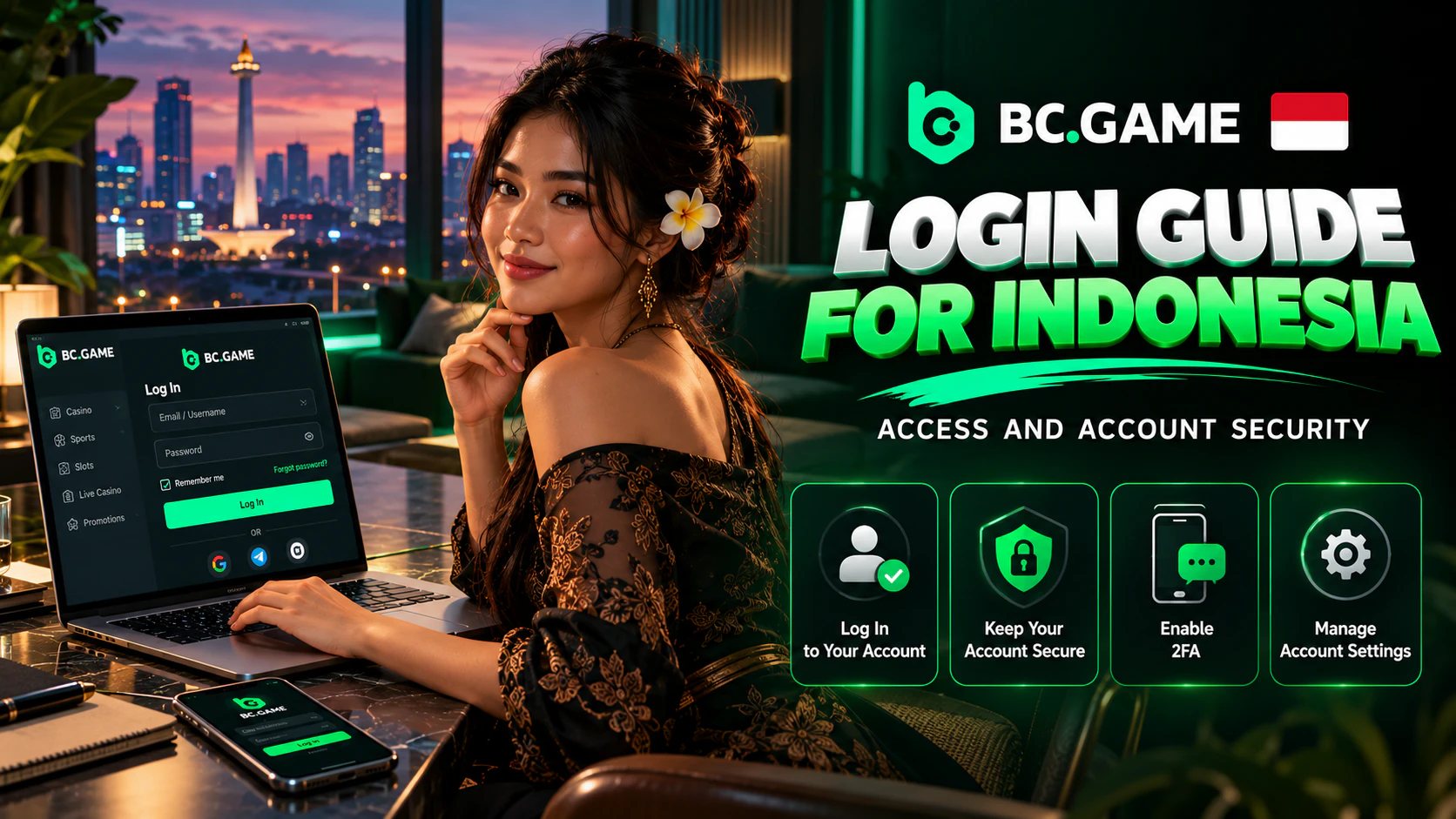 Login Gige for Indonesia
