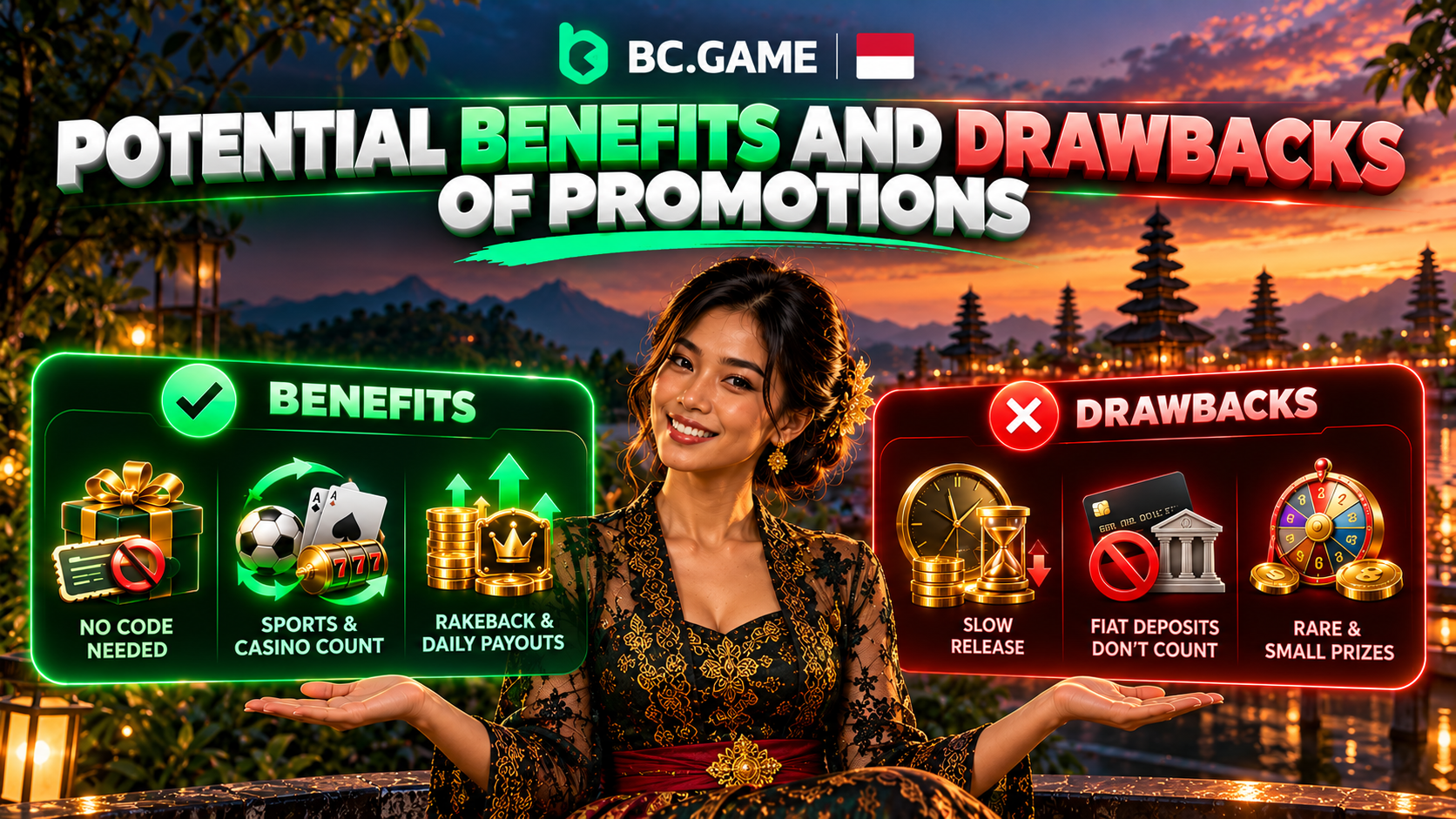 Potential Benefits and Drawbacks of Promotions for Indonesia