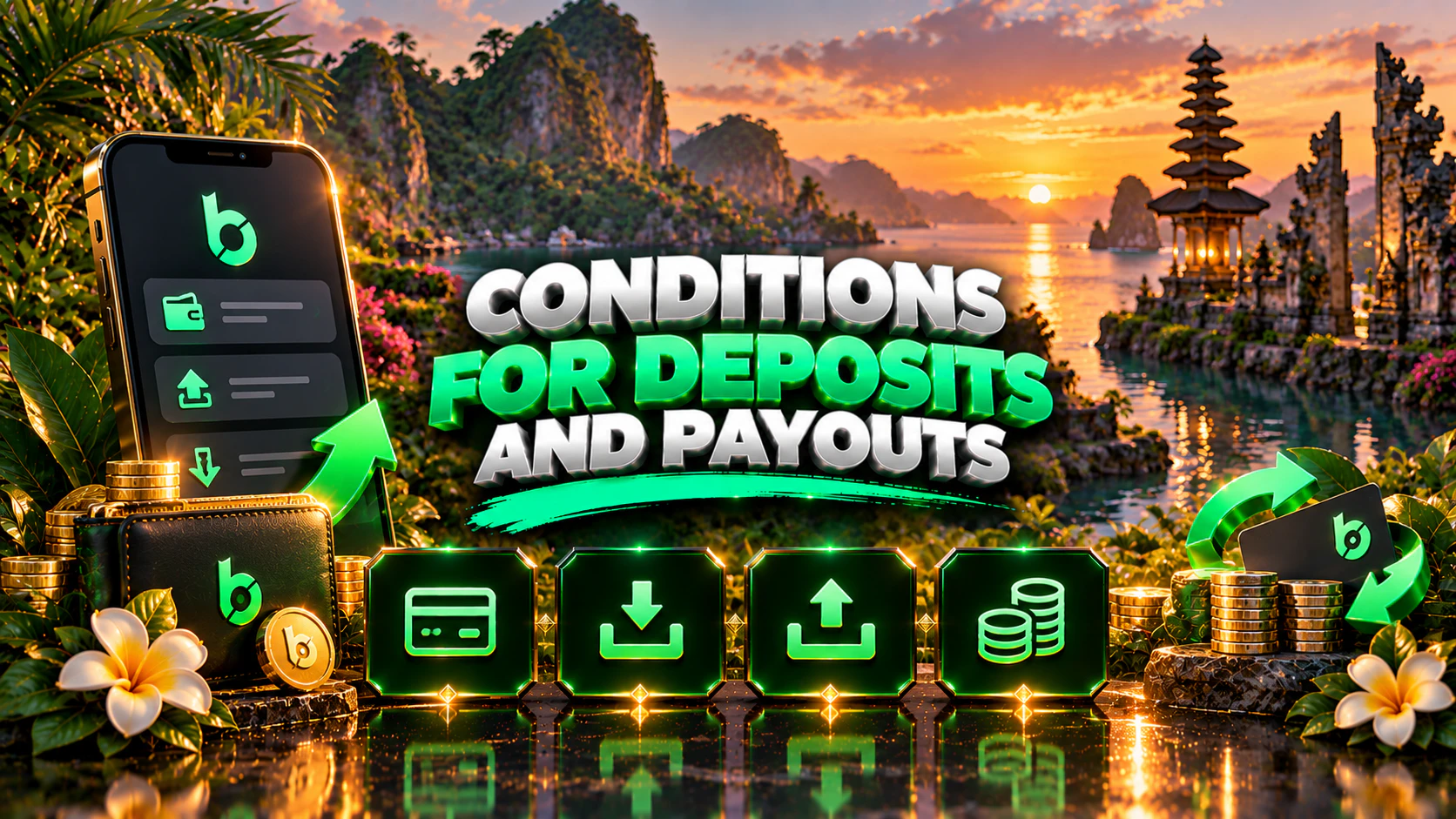 Deposit and withdrawal terms for players in Indonesia