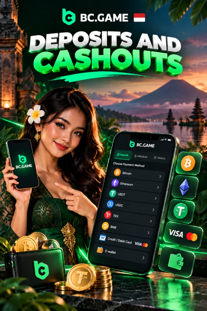  Deposits and Cashouts: Essential Information for players from Indonesia