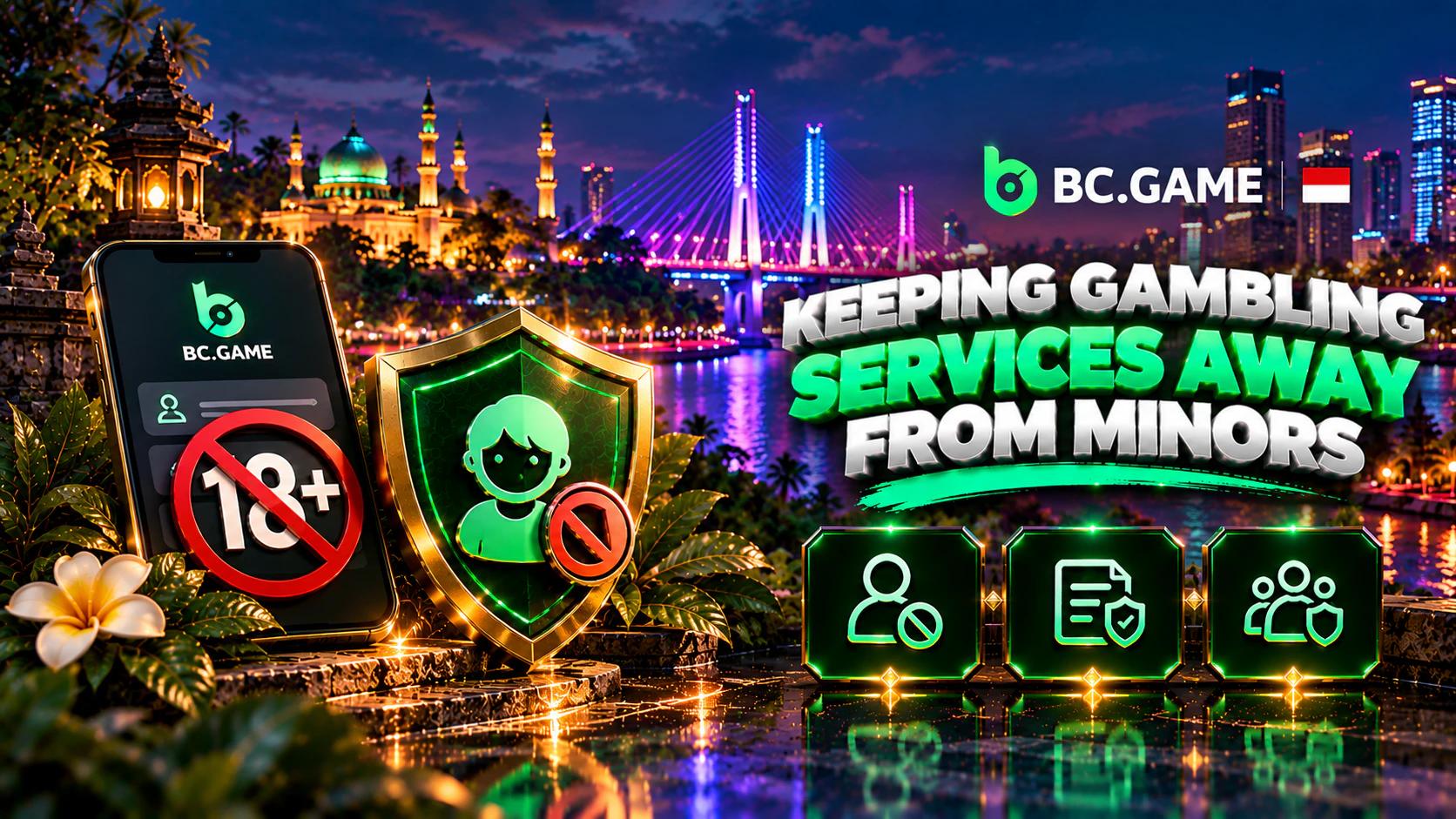Restricting Minors' Access to Gambling: BC.Game in Indonesia